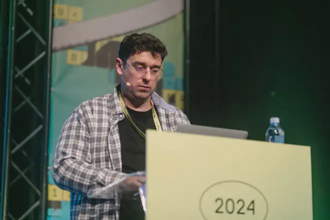 Alex at Heapcon